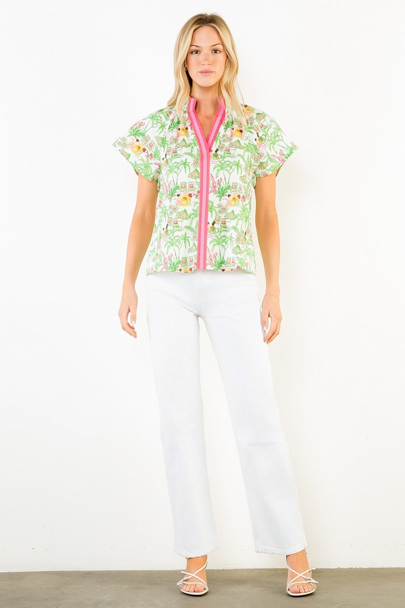 Vacation Scene Top