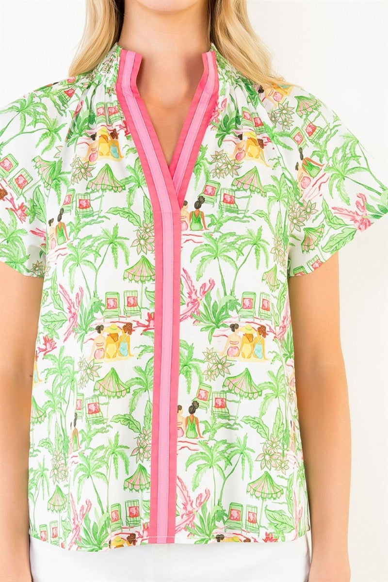 Vacation Scene Top
