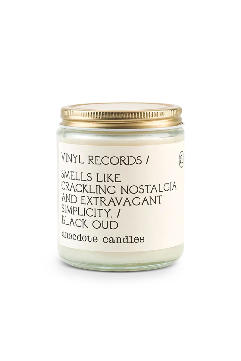Vinyl Records Candle