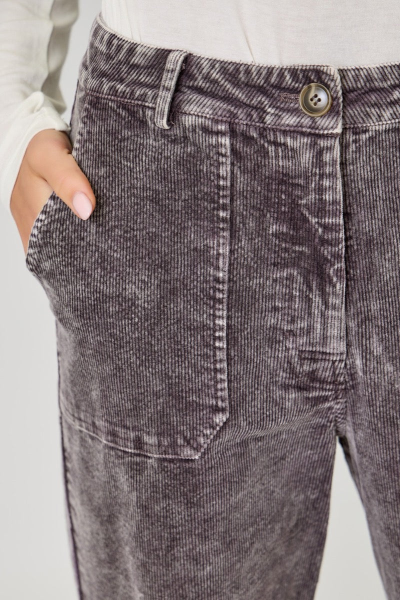 Washed Cord Pants