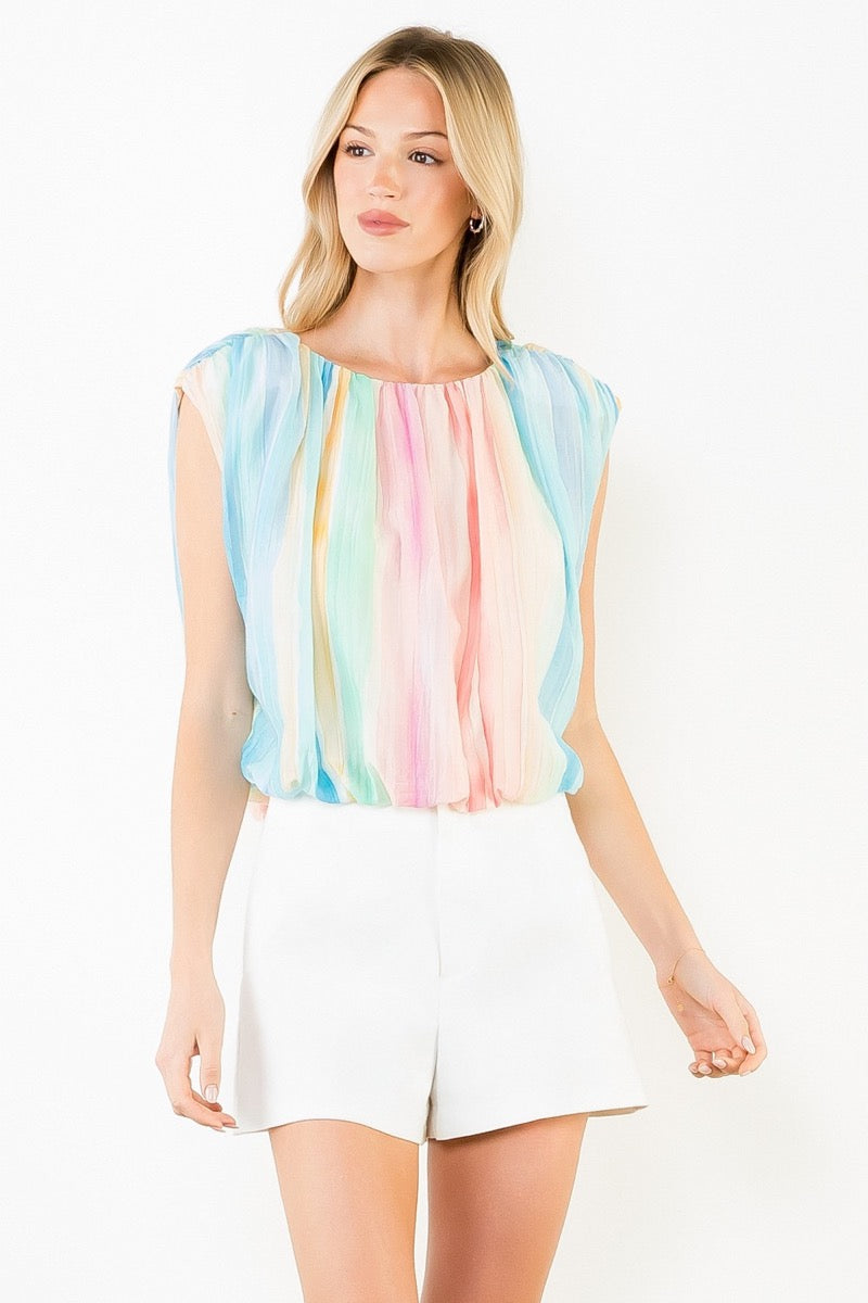 Watercolor Top