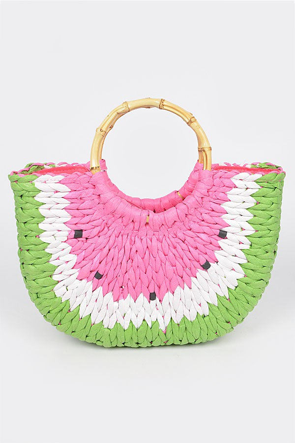 Watermelon Straw Bag