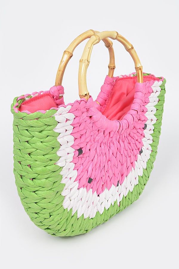 Watermelon Straw Bag
