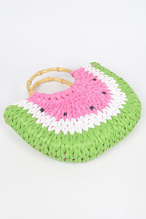Watermelon Straw Bag