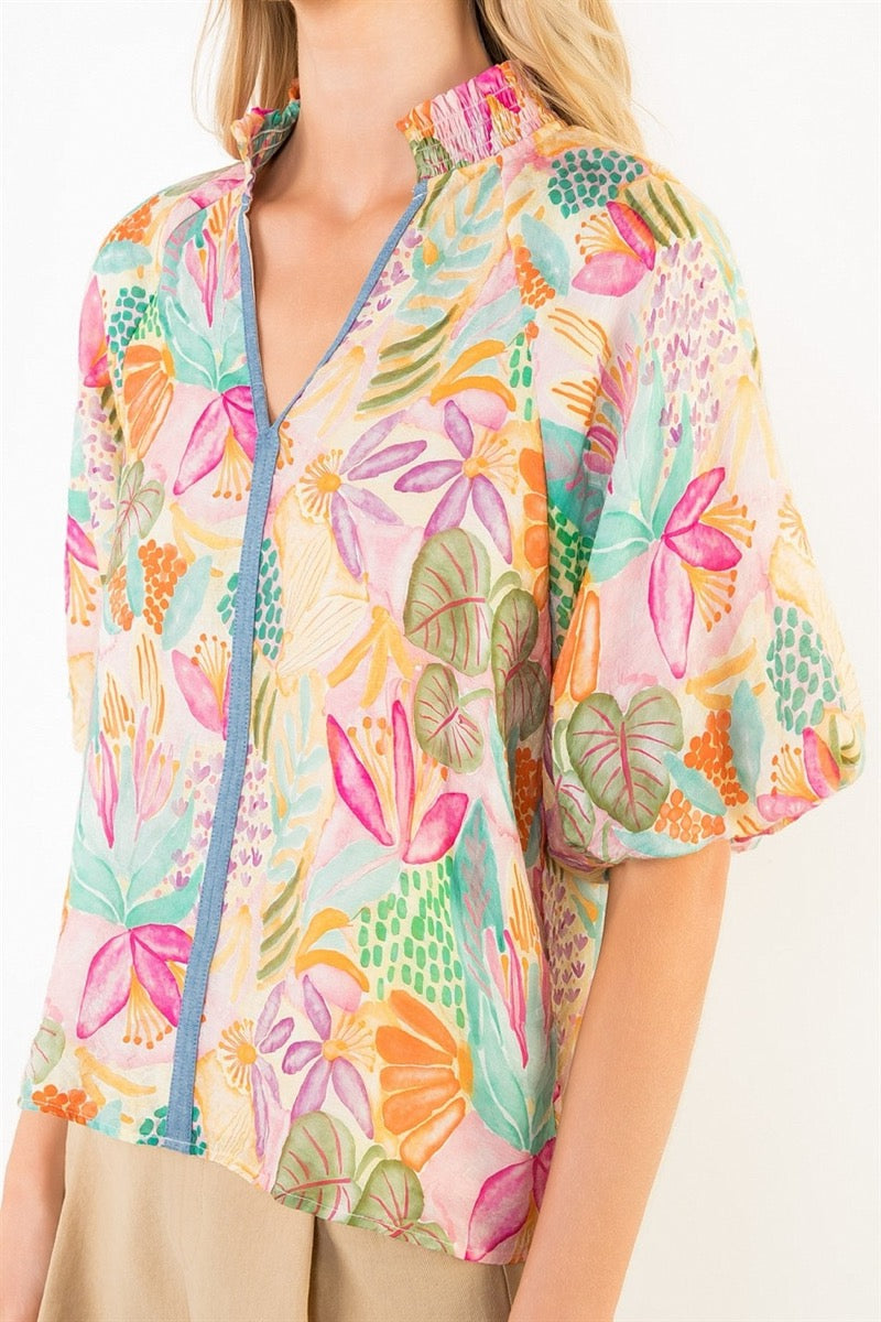 Whitney Floral Top