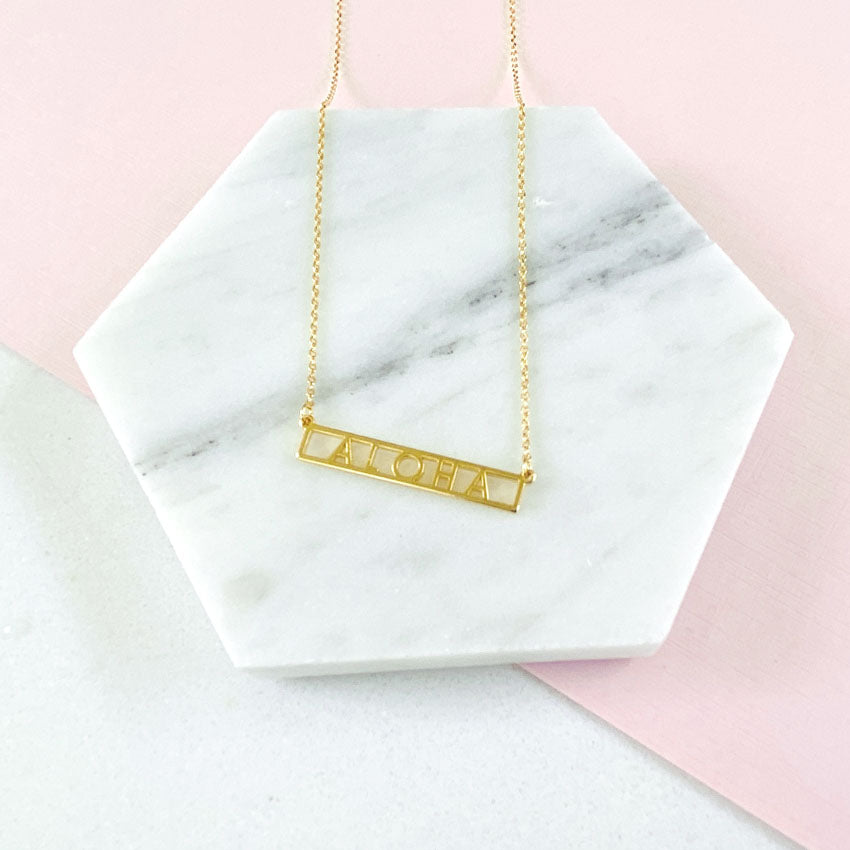 Aloha Bar Necklace