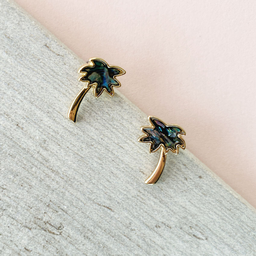 Party Palm Earrings