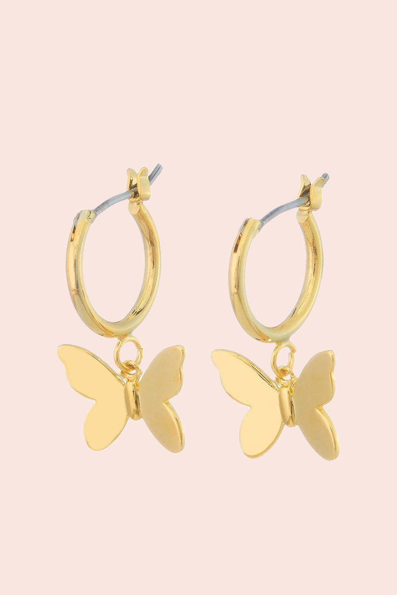 Flutter Huggie Earrings