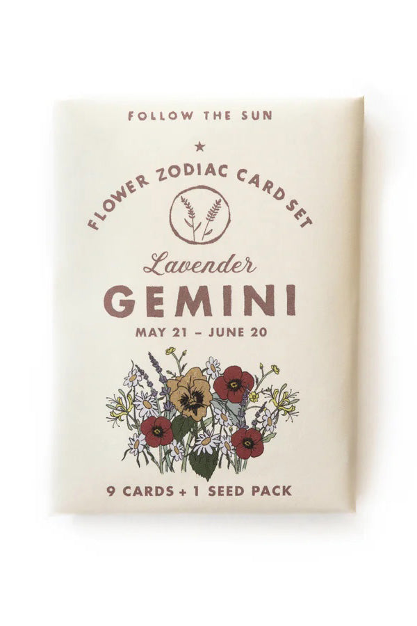 Flower Zodiac Sticker Card Pack