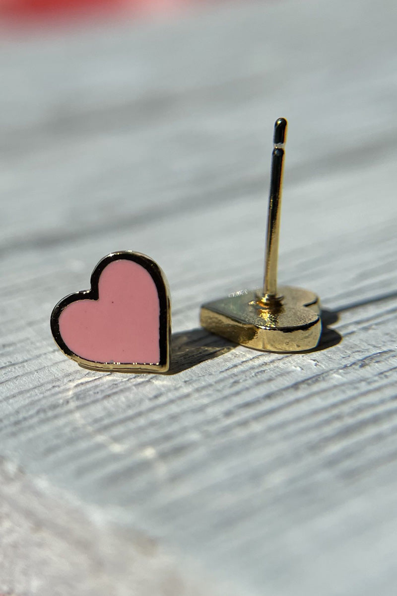 Heart Line Earrings