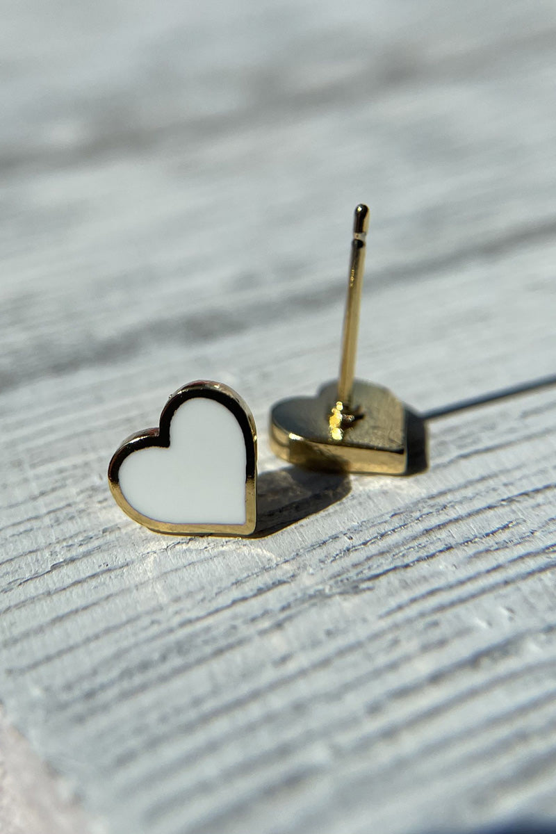 Heart Line Earrings
