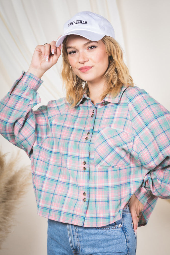 Crop Flannel 