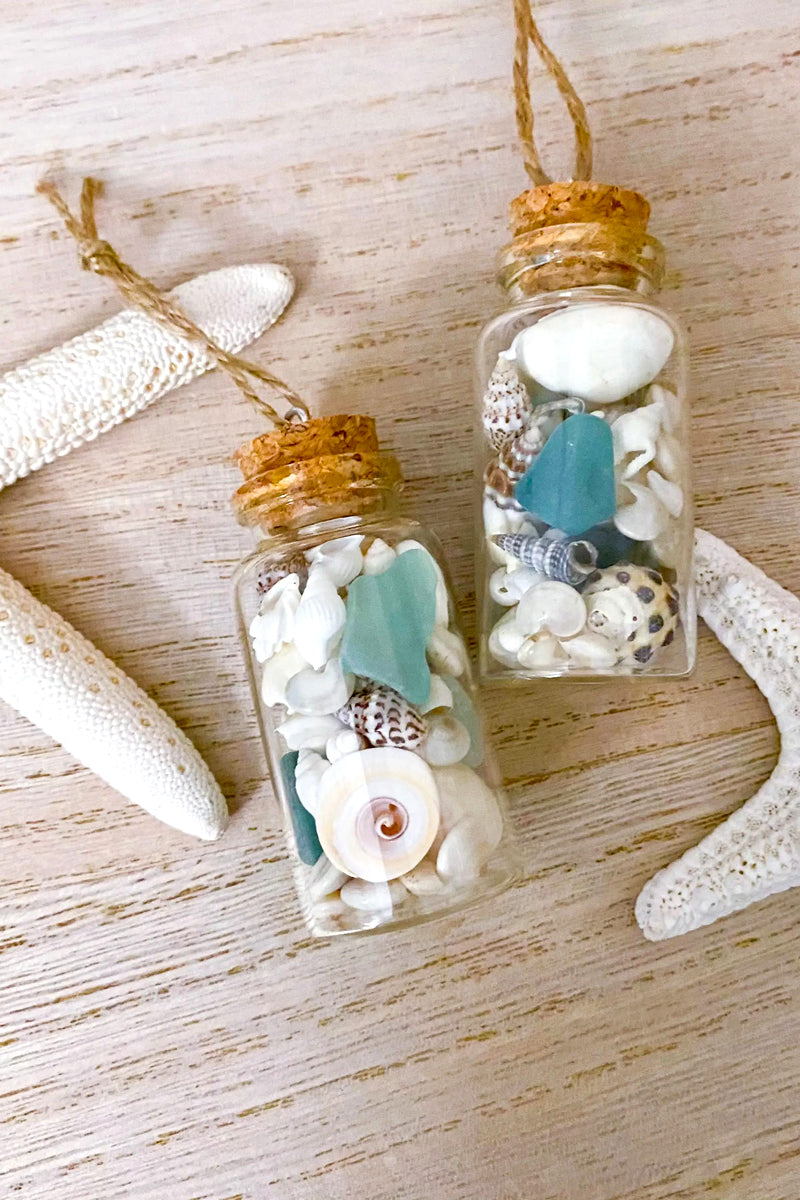 Beach Bottle Ornament