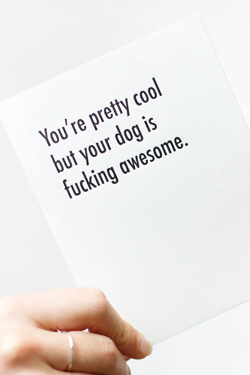 Awesome Dog Card