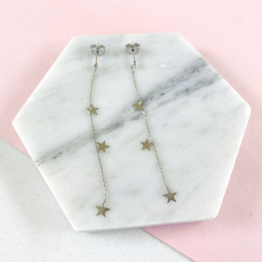 Star Drop Earrings